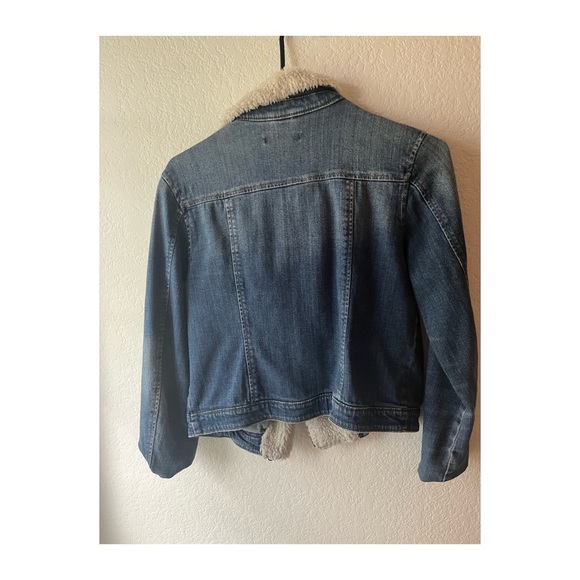 Denim Sherpa Moto jacket - Picture 3 of 3